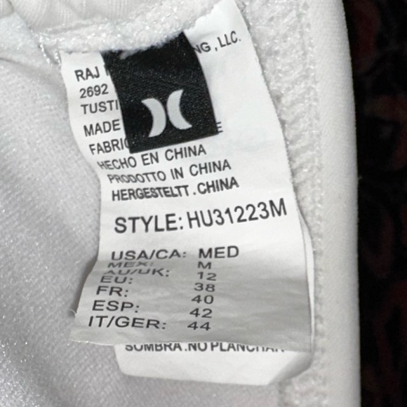 Hurley Mint and White Bikini Top - Picture 2 of 4